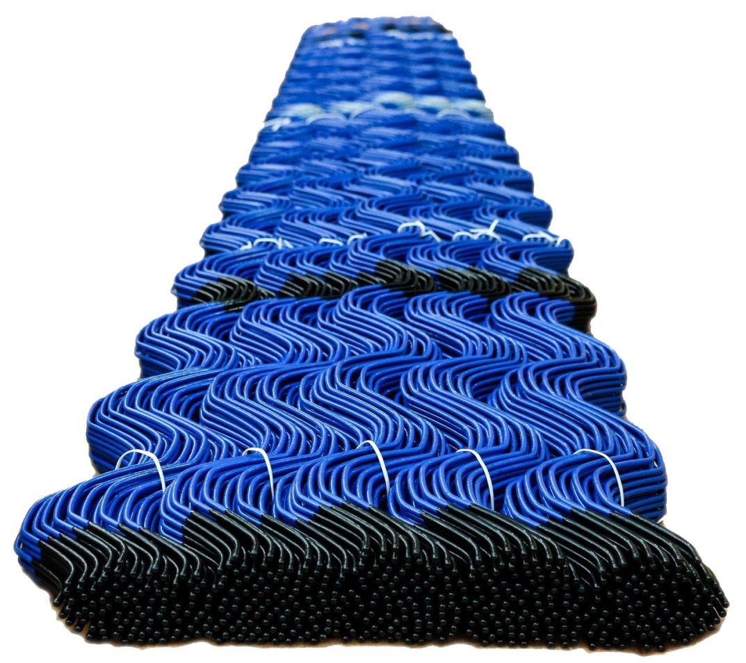 Alambre zigzag plastificado